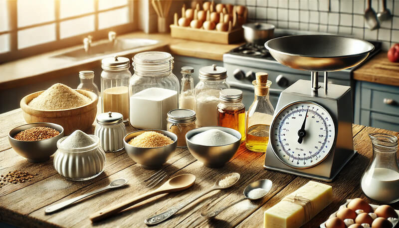 Соотношения объема и веса продуктов