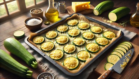 Запеченные кабачки с сыром